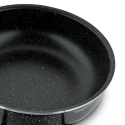 Komplet patelni głębokich z odpinaną rączką Konighoffer Spinel Black 20 / 24 / 28 cm indukcja