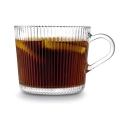 Kubki szklane Tadar Sue 400 ml 6 sztuk i 6 podkładek korkowych