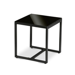 Stolik ze szklanym blatem i 2 fotele ogrodowe Tadar Madera