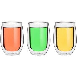 Szklanki termiczne do kawy Tadar Sublime 300 ml 6 szt. i spieniacz do mleka