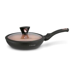 Zestaw garnków na indukcję z powłoką marmurową Starke Pro Dark Copper 10 elementów