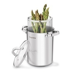 Zestaw wędliniarski Konighoffer szynkowar z termometrem 1,5 kg garnek 4 l sitko i woreczki