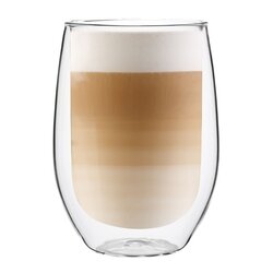 Szklanki termiczne do kawy Tadar Sublime 300 ml 6 szt. i spieniacz do mleka