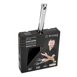 Zestaw 3 patelni na indukcję Starke Pro Black Copper 20 cm 24 cm 28 cm