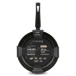 Patelnia non-stick Starke Pro Chelsea 28 cm i podkładka
