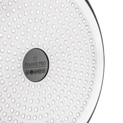 Patelnia WOK na indukcję z pokrywką Starke Pro Yasai 32 cm