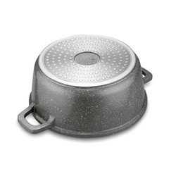 Zestaw garnków Konighoffer Pollo Grey 8 elementów 2 nakładki i 2 podkładki
