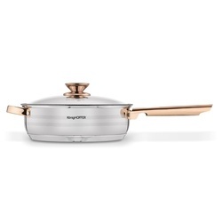 Zestaw garnków na indukcję Konighoffer Bari Rose Gold 12 elementów