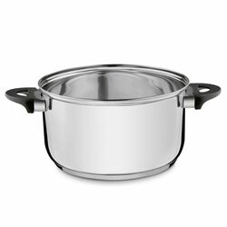 Garnek ze stali nierdzewnej Tadar Basic 24 cm z pokrywką 5,7 l