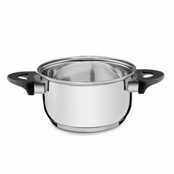 Garnek ze stali nierdzewnej Tadar Jumbo Basic 16 cm z pokrywką