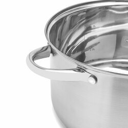 Garnek ze stali nierdzewnej Tadar Cori 24 cm z pokrywką