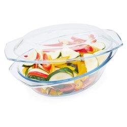 Naczynie żaroodporne owalne z pokrywą Termisil 2,9 l
