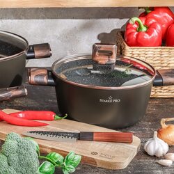 Nóż uniwersalny ręcznie robiony z twardej stali Starke Pro Toshiro 12,5 cm
