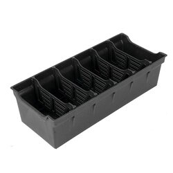 Organizer na przyprawy Primpol 30 x 13,4 x 8 cm czarny