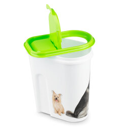 Pojemnik na karmę dla psa lub kota Hega Pet 2 l mix wzorów