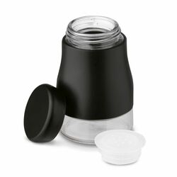 Pojemnik na przyprawy szklany Tadar Miri 150 ml czarny