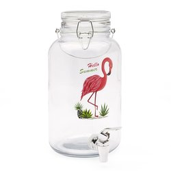Słoik z kranikiem Tadar Flamingos 4000 ml