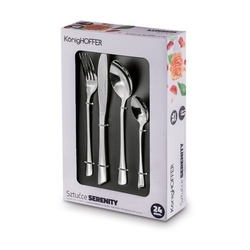 Zestaw sztućców na 6 osób Konighoffer Serenity 24 elementy