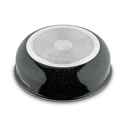 Komplet patelni głębokich z odpinaną rączką Konighoffer Spinel Black 20 / 24 / 28 cm indukcja