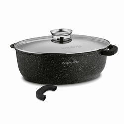 Brytfanna aluminiowa z aromatyzerem Konighoffer Pollo 8 l owalna