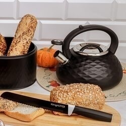 Czajnik nierdzewny na indukcję Konighoffer Pascal 3 l czarny