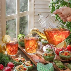 Dzbanek do herbaty borokorzemowy z zaparzaczem Tadar Sipster 1 l