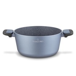 Garnek na indukcję non stick z pokrywką Starke Pro Double 4,4 l