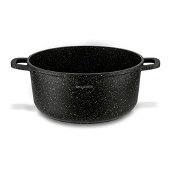 Garnek na indukcję z pokrywką Konighoffer Pollo Black 4,5 l