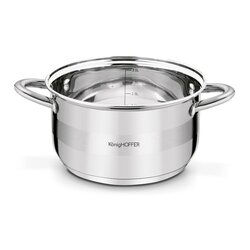 Garnek na indukcję ze stali nierdzewnej Konighoffer Faro 3,4 l