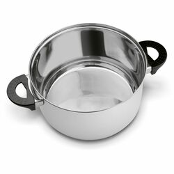 Garnek ze stali nierdzewnej Tadar Basic 24 cm z pokrywką 5,7 l