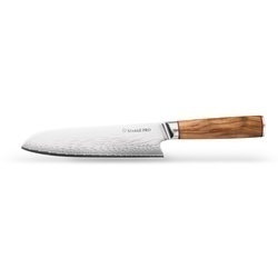 Komplet 6 noży Starke Pro Damascus Takeru w skórzanej torbie
