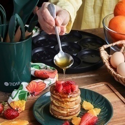 Patelnia granitowa do pancakes i placków Konighoffer 26,5 cm