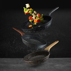 Patelnia na indukcję non-stick Starke Pro Grey Flint 28 cm