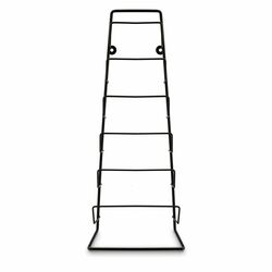 Stojak wieszak na sześć pokrywek Tadar 45 x 18,5 x 11,5 cm czarny