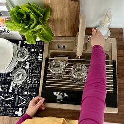 Suszarka do naczyń z ociekaczem na sztućce Tadar Roll Up 44 x 28 cm