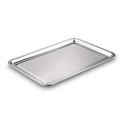 Taca metalowa nierdzewna Tadar 49,5 x 34,5 cm prostokątna