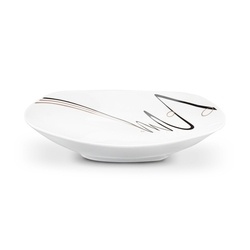 Talerz głęboki kwadratowy Tadar Wstęga 22,5 cm