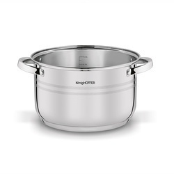 Zestaw garnków na indukcję Konighoffer Bari Silver 6 elementów