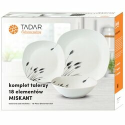 Zestaw talerzy porcelanowych Tadar Hoste 18 elementów