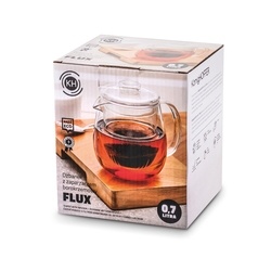 Dzbanek szklany borokrzemowy z zaparzaczem Konighoffer Flux 700 ml
