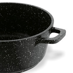Garnek na indukcję z pokrywką Konighoffer Pollo Black 4,5 l