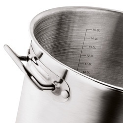 Garnek nierdzewny gastronomiczny Tadar Supreme 16,5 l na indukcję