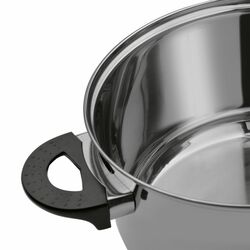 Garnek ze stali nierdzewnej Tadar Basic 24 cm z pokrywką 5,7 l