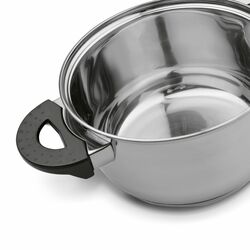 Garnek ze stali nierdzewnej Tadar Jumbo Basic 16 cm z pokrywką