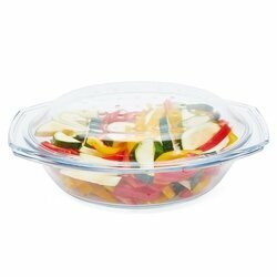 Naczynie żaroodporne owalne z pokrywą Termisil Grill&Drop 2,9 l