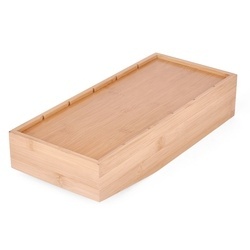 Organizer na przyprawy bambusowy Konighoffer 6 przegródek 15 x 35 x 7 cm