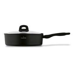 Patelnia indukcyjna głęboka non-stick z pokrywką Starke Pro Sesar 28 cm
