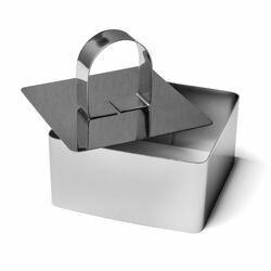 Pierścień kucharski do formowania potraw Tadar 8,5 x 4 cm kwadrat