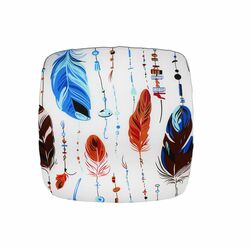 Poduszka na krzesła lub taboret Gomer 30 x 2,5 cm kwadratowa mix wzorów