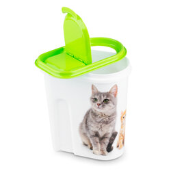 Pojemnik na karmę dla psa lub kota Hega Pet 2 l mix wzorów